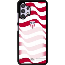 Samsung Galaxy A32 Case Hülle - Vereinigten Staaten 2026 personalisierbares Fussballtrikot