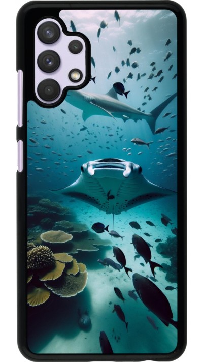 Coque Samsung Galaxy A32 - Manta Lagon Nettoyage