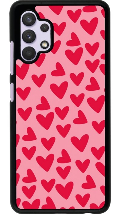 Coque Samsung Galaxy A32 - Mom 2024 petits coeurs