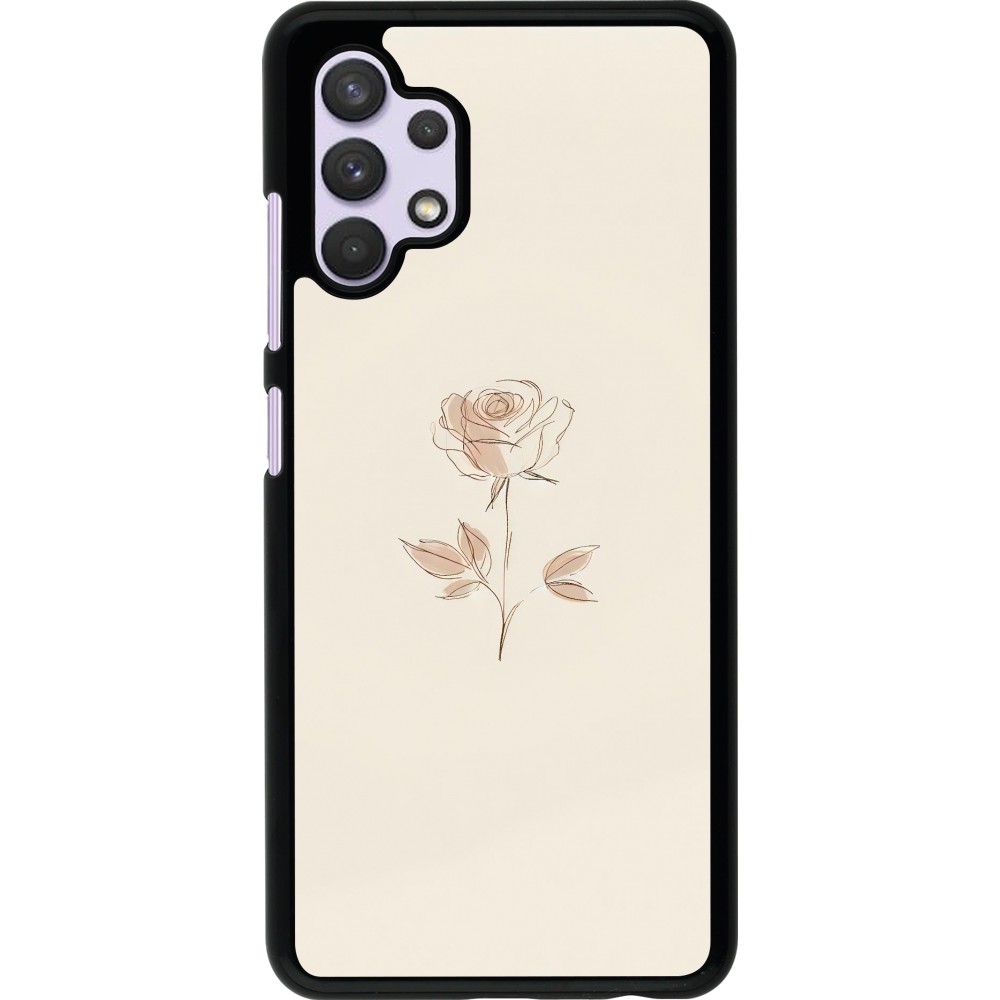 Samsung Galaxy A32 Case Hülle - Rosa Sand Minimalistisch