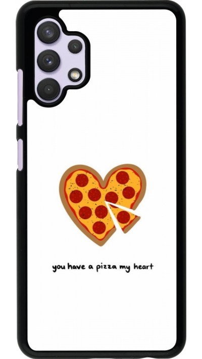 Coque Samsung Galaxy A32 - Saint Valentines Day 26 You have my pizza heart