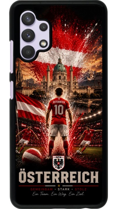 Coque Samsung Galaxy A32 - Football Autriche splash 2026