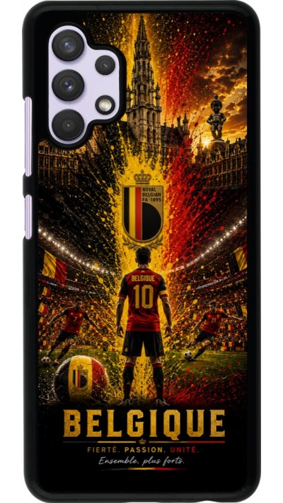 Coque Samsung Galaxy A32 - Football Belgique splash 2026