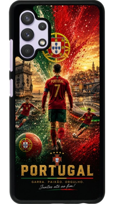 Coque Samsung Galaxy A32 - Football Portugal splash 2026