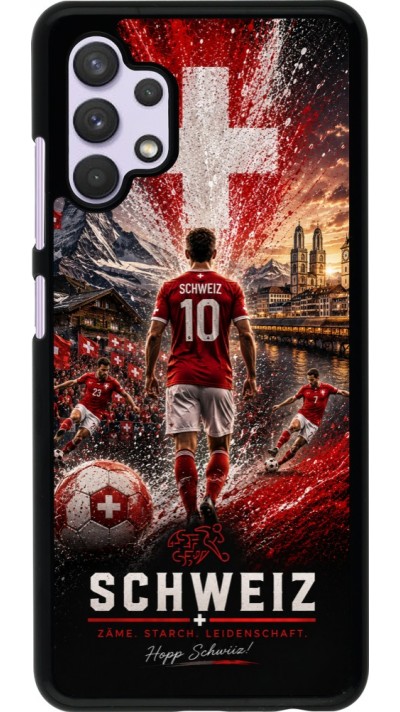 Coque Samsung Galaxy A32 - Football Schweiz splash 2026