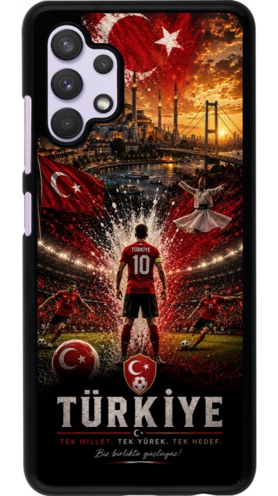Coque Samsung Galaxy A32 - Football Turquie splash 2026