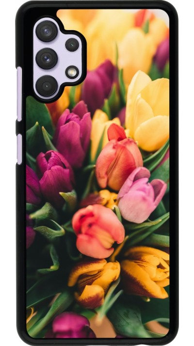 Coque Samsung Galaxy A32 - Bouquet of tulips Spring 2026