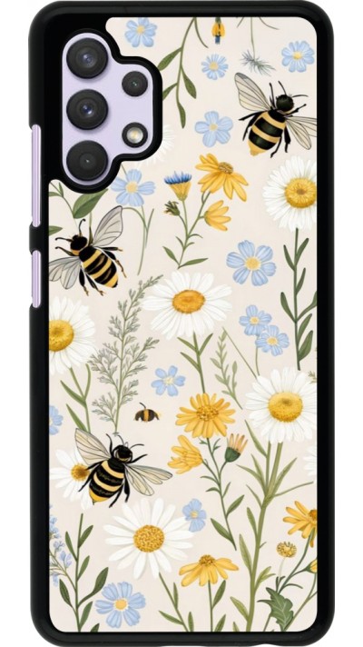 Coque Samsung Galaxy A32 - Pattern bees Spring 2026