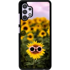 Coque Samsung Galaxy A32 - Sunflower with glasses Spring 2026