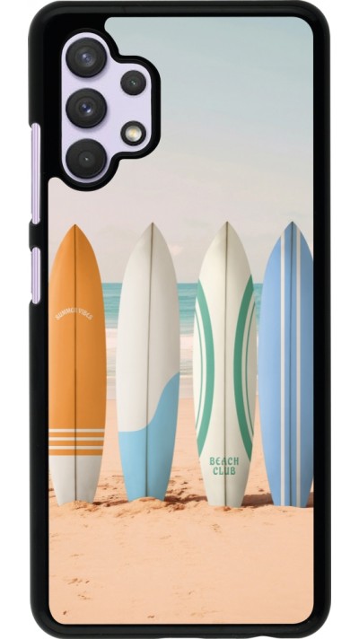 Samsung Galaxy A32 Case Hülle - Summer surfboard 2025