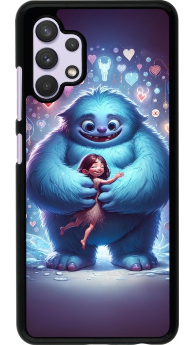 Samsung Galaxy A32 Case Hülle - Valentin 2024 Flauschige Liebe