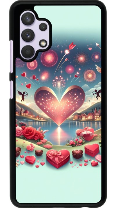 Samsung Galaxy A32 Case Hülle - Valentin 2025 Schick