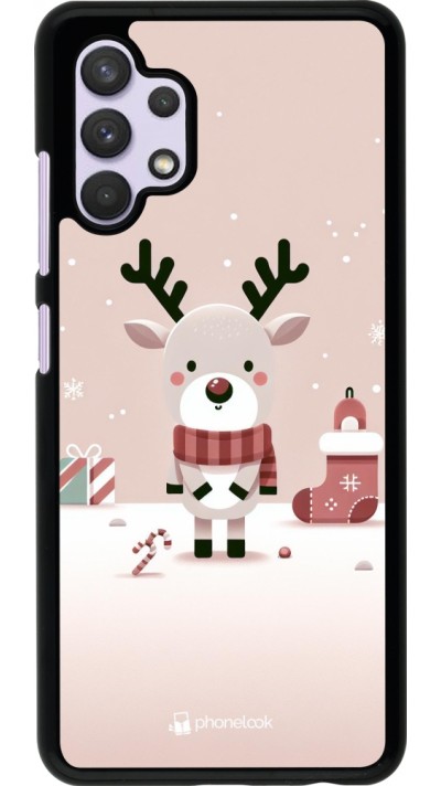 Samsung Galaxy A32 Case Hülle - Weihnachten 2023 Choupinette Rentier