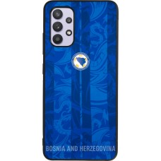 Samsung Galaxy A32 Case Hülle - Silikon schwarz Bosnien und Herzegowina 2026 personalisierbares Fussballtrikot