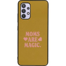 Coque Samsung Galaxy A32 - Silicone rigide noir Mom 2026 Are Magic