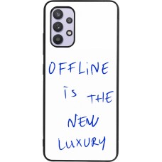 Coque Samsung Galaxy A32 - Silicone rigide noir Offline is the new luxury