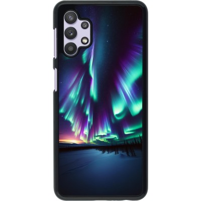 Samsung Galaxy A32 5G Case Hülle - Funkelndes Nordlicht