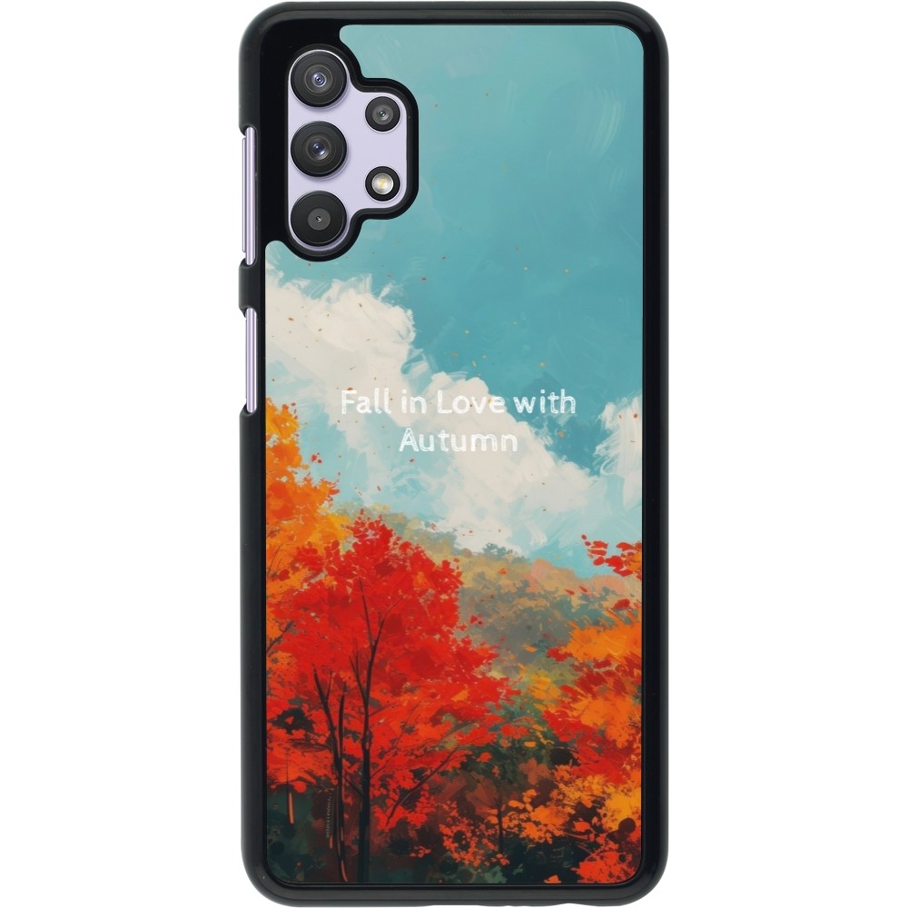 Samsung Galaxy A32 5G Case Hülle - Autumn 25 Fall in love