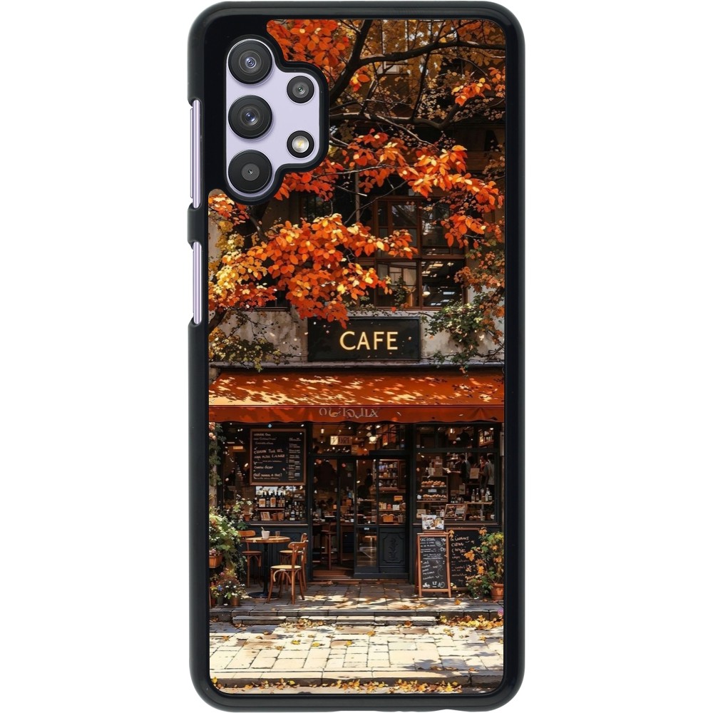 Samsung Galaxy A32 5G Case Hülle - Autumn 25 Coffee shop