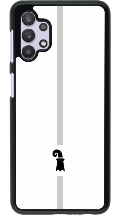 Samsung Galaxy A32 5G Case Hülle - Kanton BS weiss