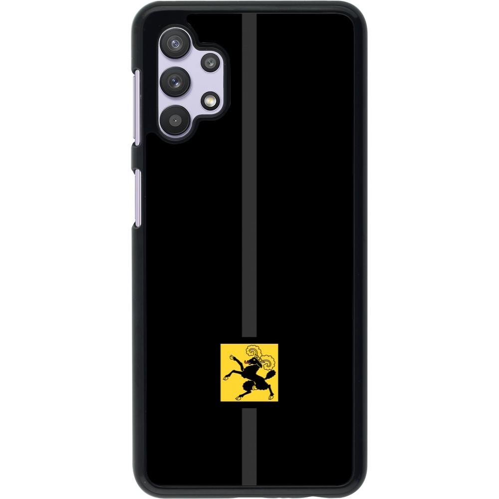 Samsung Galaxy A32 5G Case Hülle - Kanton SH schwarz