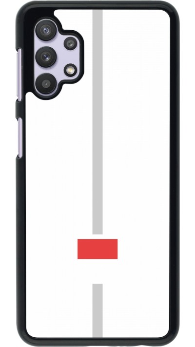 Samsung Galaxy A32 5G Case Hülle - Kanton SO weiss