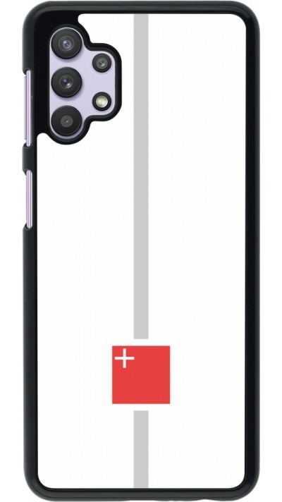 Samsung Galaxy A32 5G Case Hülle - Kanton SZ weiss