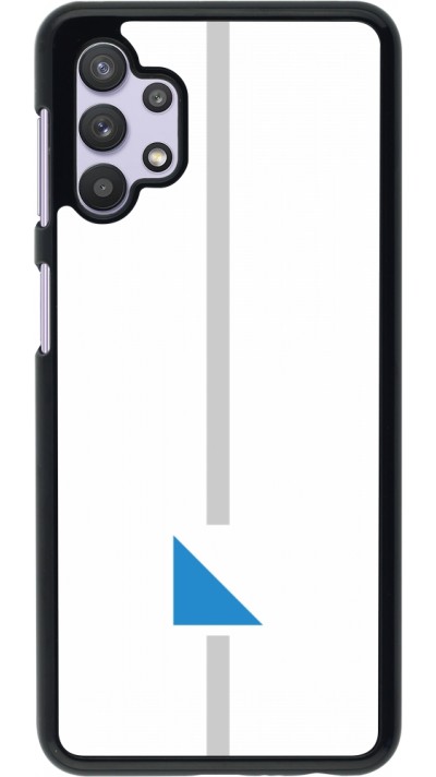 Samsung Galaxy A32 5G Case Hülle - Kanton ZH weiss