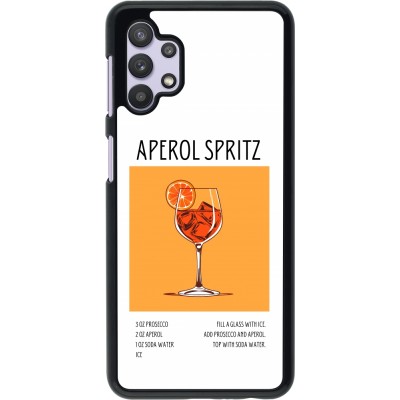 Samsung Galaxy A32 5G Case Hülle - Cocktail Rezept Aperol Spritz