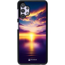 Samsung Galaxy A32 5G Case Hülle - Sonnenuntergang gelb violett