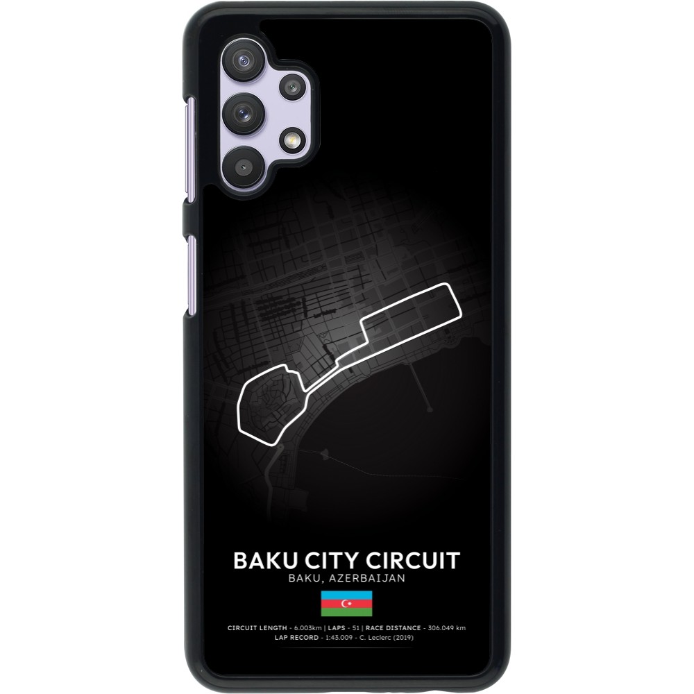 Samsung Galaxy A32 5G Case Hülle - F1 Track 2025 Azerbaijan