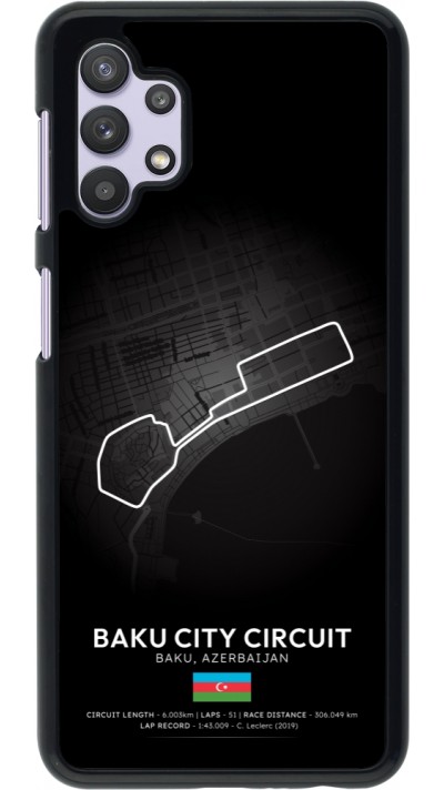 Samsung Galaxy A32 5G Case Hülle - F1 Track 2025 Azerbaijan