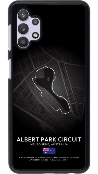 Samsung Galaxy A32 5G Case Hülle - F1 Track 2025 Melbourne