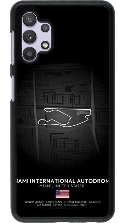 Samsung Galaxy A32 5G Case Hülle - F1 Track 2025 Miami