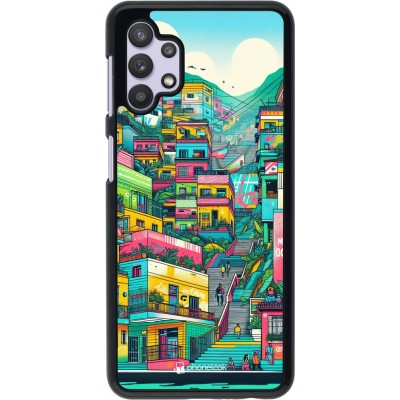 Samsung Galaxy A32 5G Case Hülle - Medellin Comuna 13 Kunst