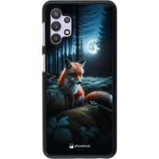 Samsung Galaxy A32 5G Case Hülle - Fuchs Mond Wald