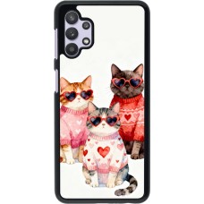 Samsung Galaxy A32 5G Case Hülle - Saint Valentines Day 26 Cat Love