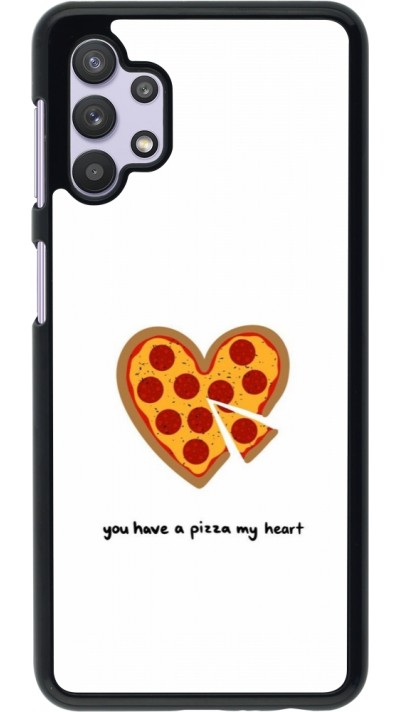 Samsung Galaxy A32 5G Case Hülle - Saint Valentines Day 26 You have my pizza heart