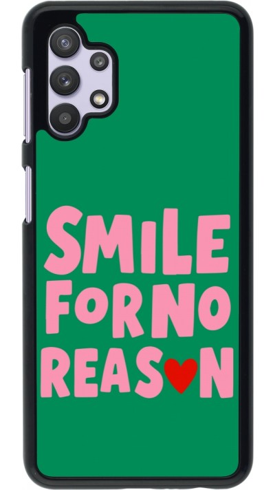Samsung Galaxy A32 5G Case Hülle - Smile for no reason 2026
