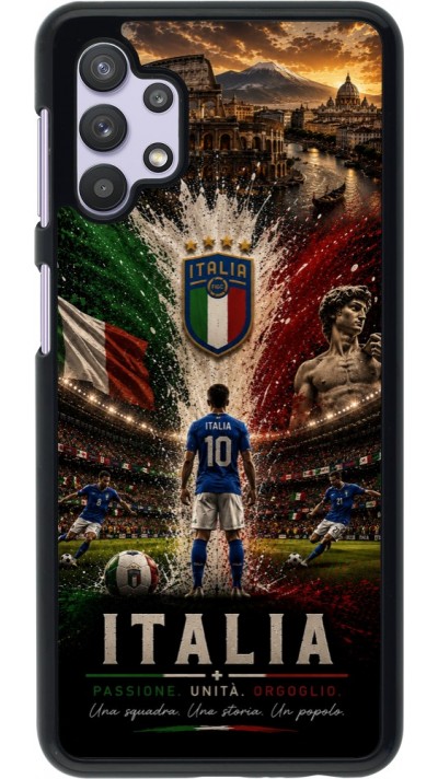 Coque Samsung Galaxy A32 5G - Football Italie splash 2026