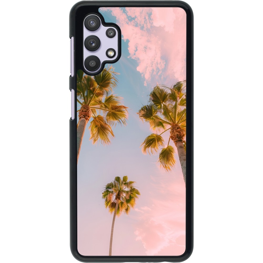 Samsung Galaxy A32 5G Case Hülle - Summer 2025 Palmiers