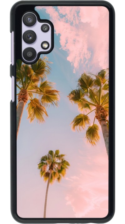 Samsung Galaxy A32 5G Case Hülle - Summer 2025 Palmiers