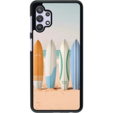 Samsung Galaxy A32 5G Case Hülle - Summer surfboard 2025