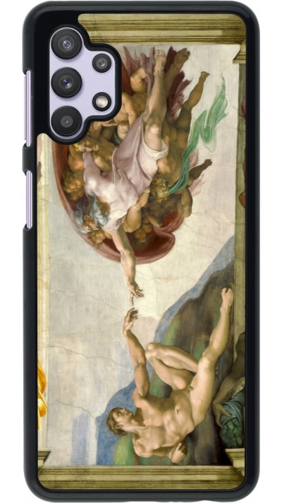 Samsung Galaxy A32 5G Case Hülle - Kunstbild - Die Erschaffung Adams - Michelangelo