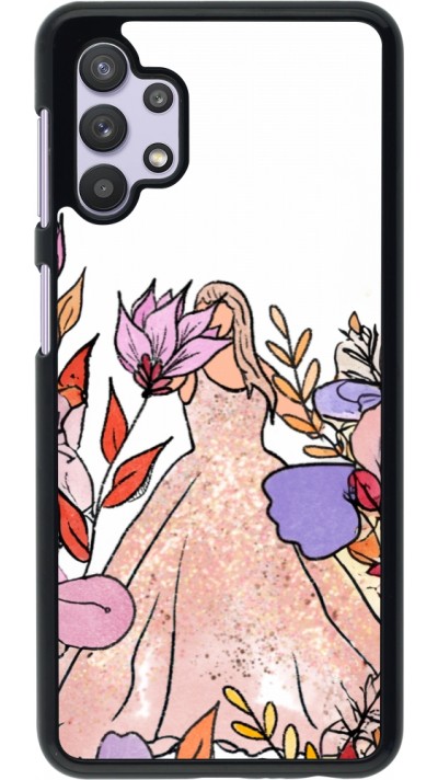 Samsung Galaxy A32 5G Case Hülle - Taylor Swift Sketch - White