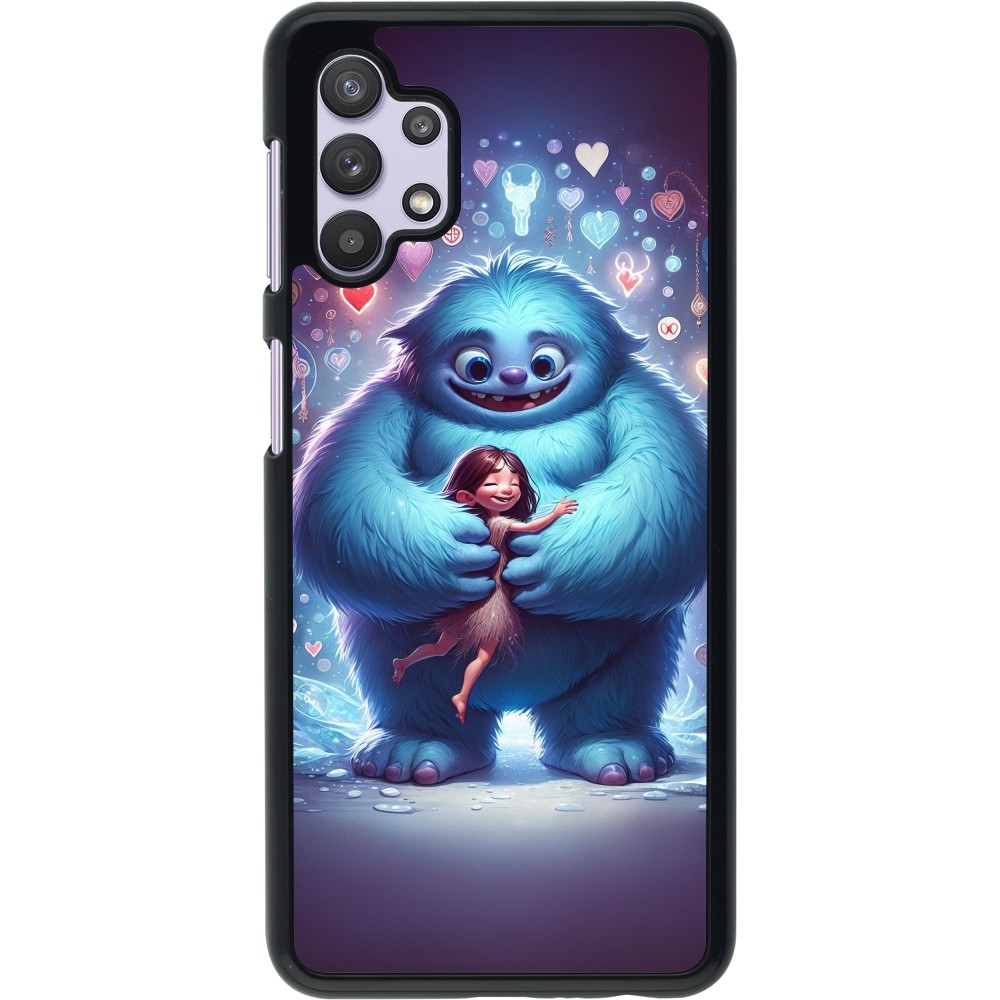 Samsung Galaxy A32 5G Case Hülle - Valentin 2024 Flauschige Liebe