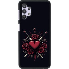 Samsung Galaxy A32 5G Case Hülle - Valentine 2024 gothic love