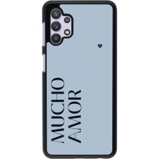 Samsung Galaxy A32 5G Case Hülle - Valentine 2024 mucho amor azul