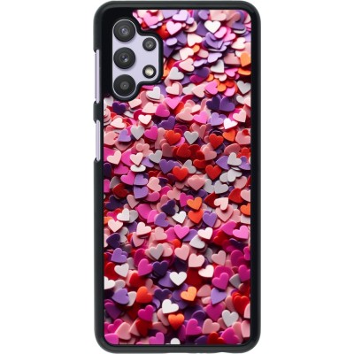 Samsung Galaxy A32 5G Case Hülle - Valentin 2025 Konfetti
