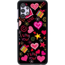 Samsung Galaxy A32 5G Case Hülle - Valentine 2023 love symbols